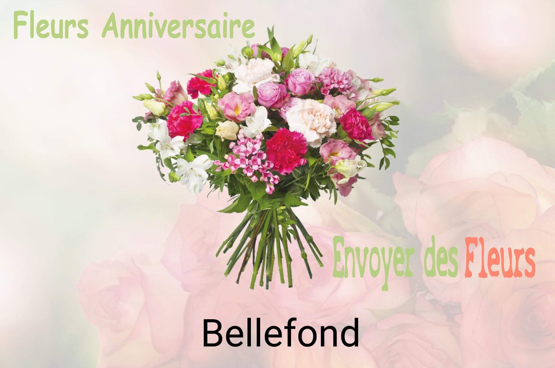 Bouquet de fleurs d’anniversaire livré à Bellefond