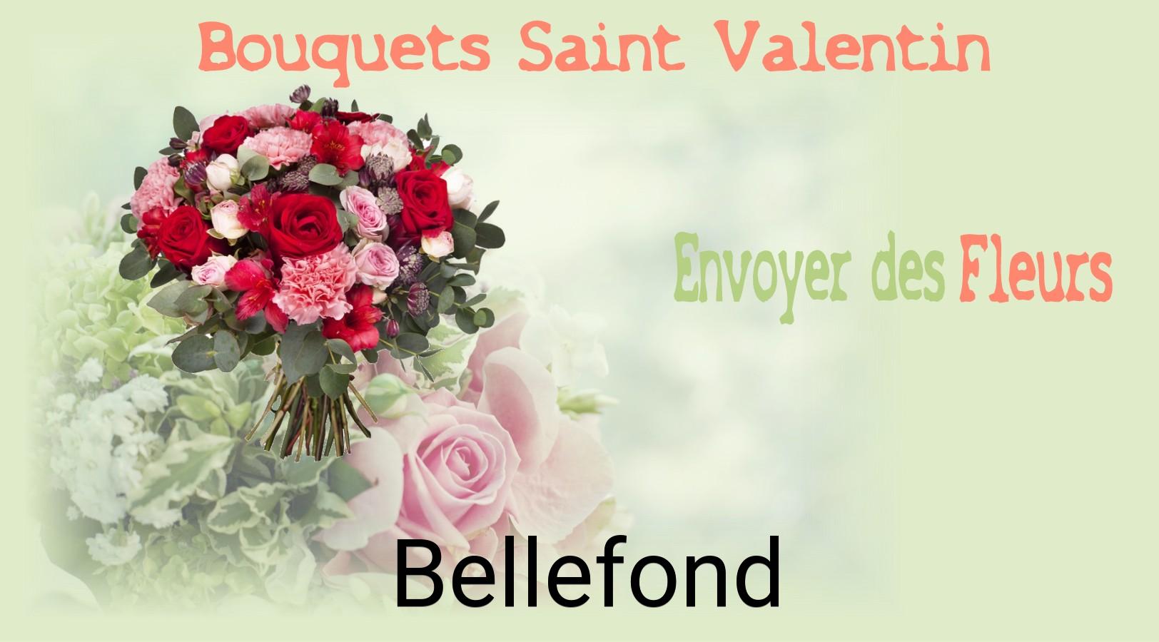 Roses de Saint-Valentin livrées à Bellefond